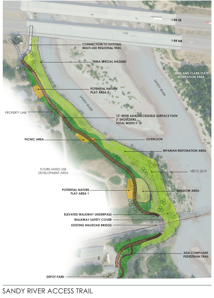 Sandy River Access Trail Plan - MZLA